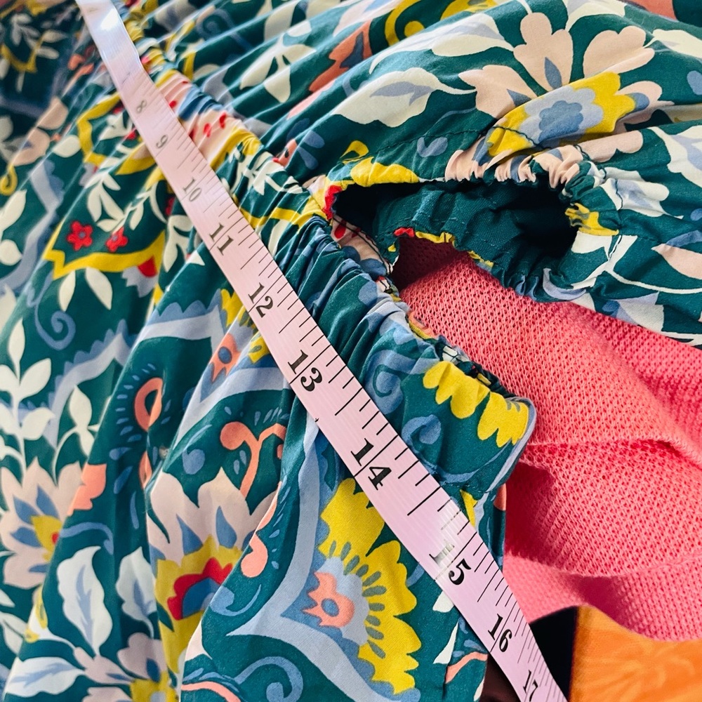 Boden Florence Cut Out Midi Dress in Green Multi Color Print size 8 - Picture 11 of 16
